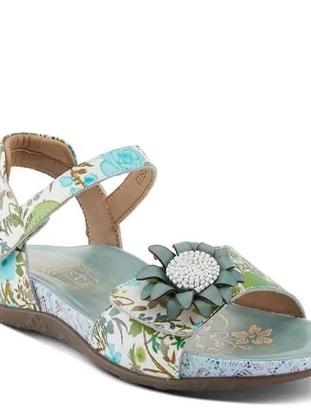L’Artiste Teal Sandal